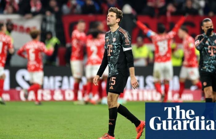 European football: Bayern Munich slip up at Mainz as Leverkusen close gap | European club football