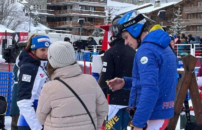 Alpine skiing: Clément Noël falls heavily during the first round of the Val d’Isère giant