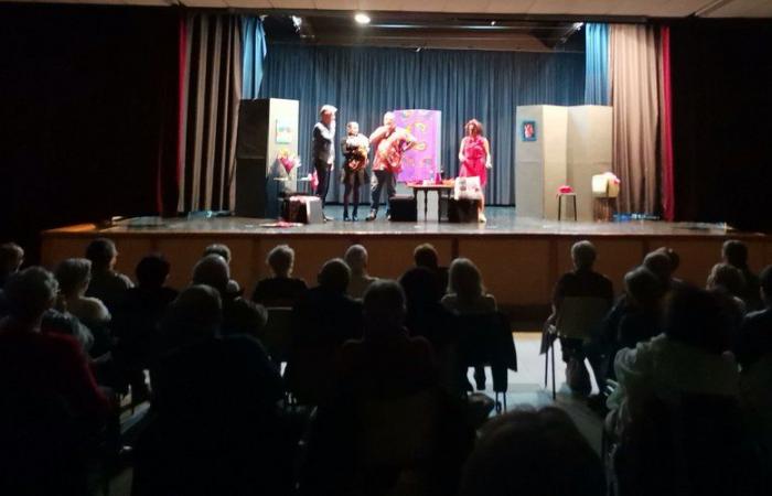 Beaumont-de-Lomagne. Theatrical success with “Venice under the snow”