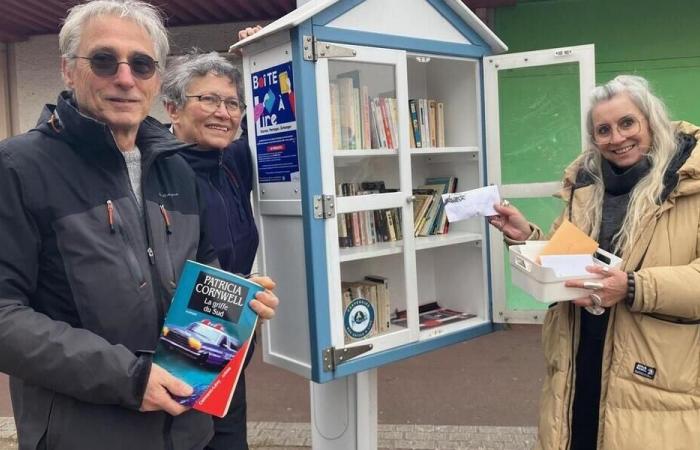 In Granville and Donville, book boxes house mailboxes