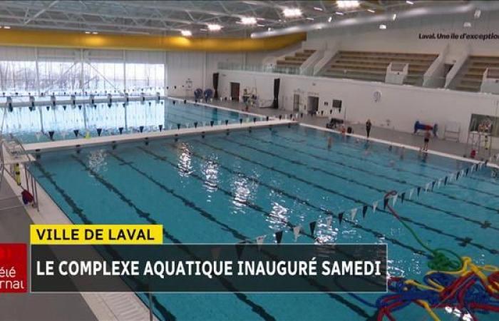 A new aquatic center opens in Laval