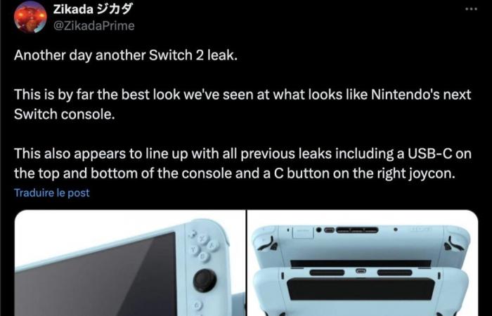 A well-known prop maker posts images of the Nintendo Switch 2