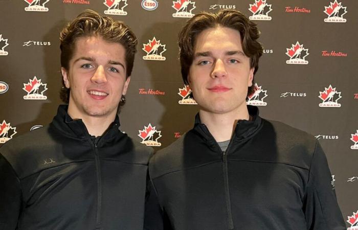 Junior Canada team: the two Quebecers won their bet