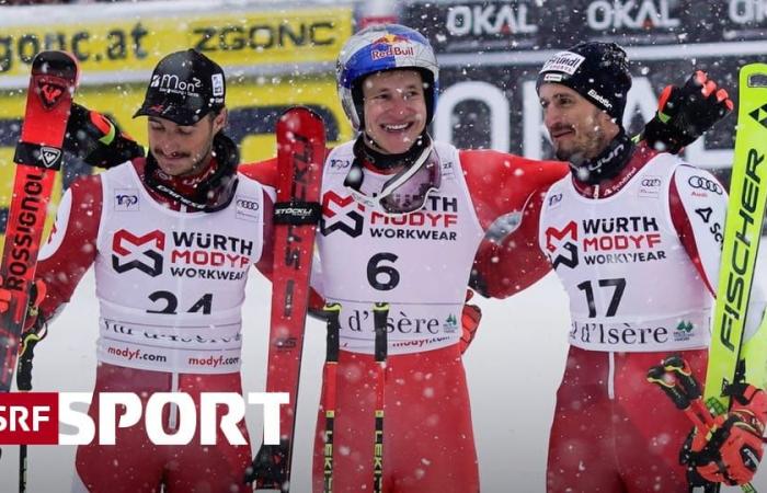 Giant slalom in Val d’Isère – Odermatt shows everyone – Aerni narrowly misses the podium – Sport