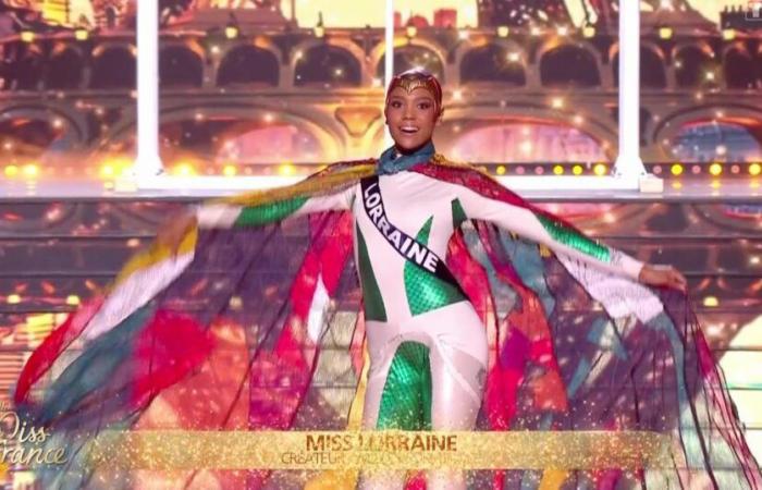 Miss Lorraine's costume mocked by Internet users during Miss France 2025