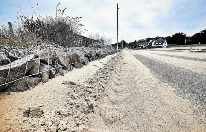 With the passage of Darragh, the dunes of the Golden Sands moved [En images]