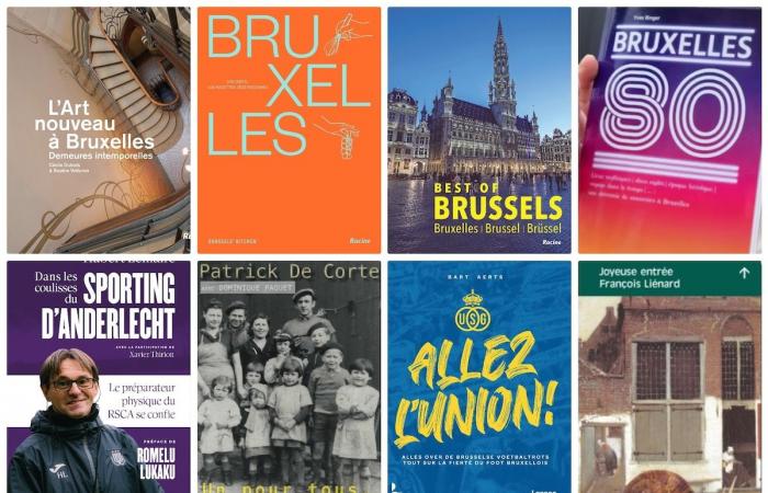 Photos, recipes, nostalgia, football, Art Nouveau, SF: our gift selection of beautiful books, novels and comics 100% from Brussels