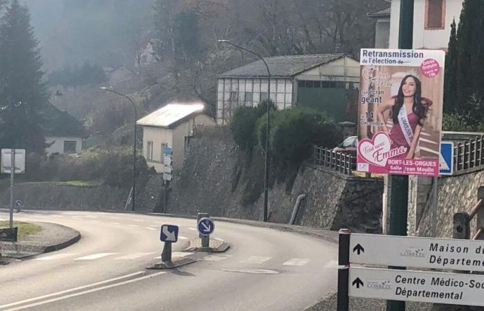 Emma Grégoire, the limousine candidate for Miss France, is the star of her town of Bort-les-Orgues