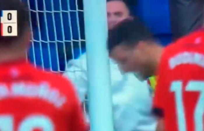 Sergio Herrera’s surreal celebration after making a save against an Espanyol player