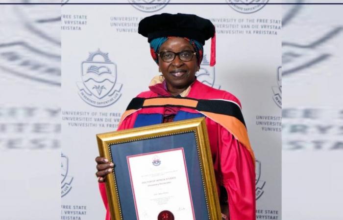 Bineta Diop rewarded by the South African University for her commitment to Africa