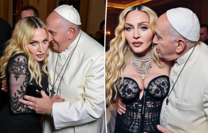 Madonna angers fans with AI photos of her and Pope Francis