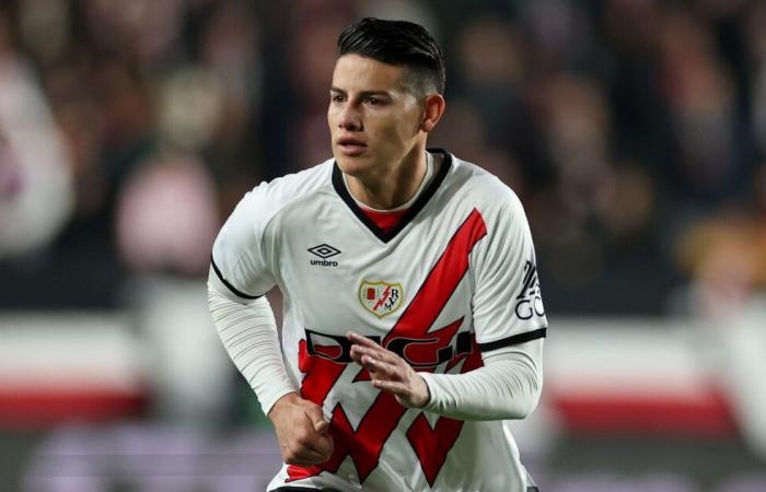 Why doesn't James Rodríguez play in Rayo Vallecano vs. Real Madrid?