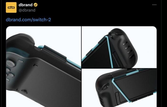 A well-known prop maker posts images of the Nintendo Switch 2