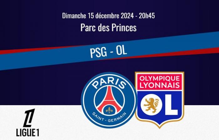 Match: PSG/OL, schedule, TV channel and commentators