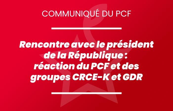 reaction of the PCF and the CRCE-K and GDR groups