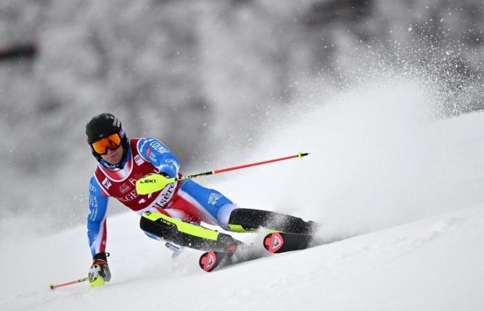 Val d’Isère slalom: Steven Amiez wins the first round