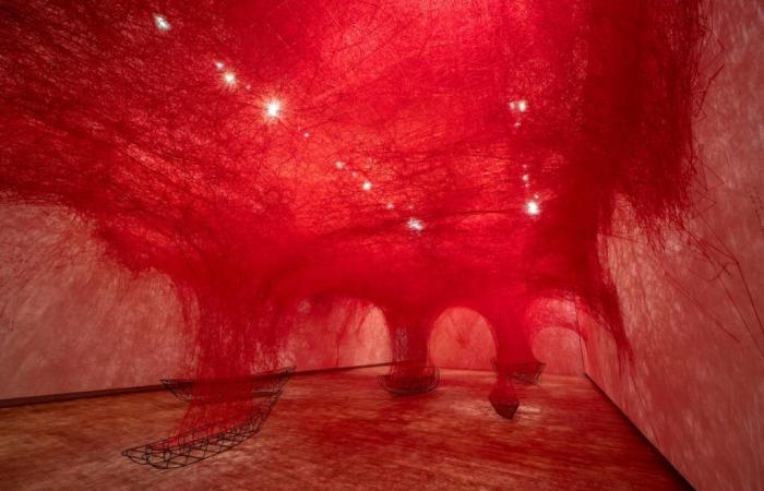 Chiharu Shiota rocks the Grand Palais in Paris