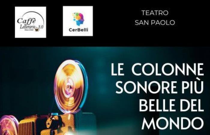 A Musical Journey into Cinema: 21 December at the San Paolo Theater “The Most Beautiful Soundtracks in the World”