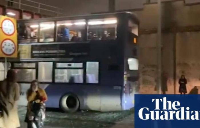 Eight injured, one critically, after doubledecker bus hits bridge in Glasgow | Glasgow