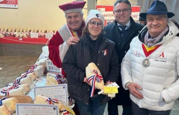 Swore. This young breeder from Courlaoux wins the exceptional prize at the Glorieuses de Louhans