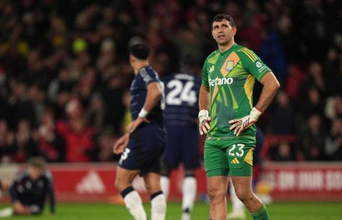 Emiliano Martinez’s surreal save yesterday with Aston Villa