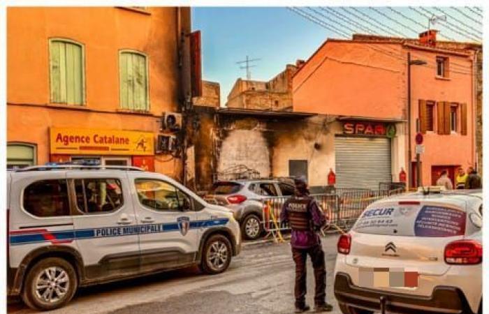 Near Perpignan: a car catches fire in the heart of town in front of a business, gas bottles explode under the effect of the heat