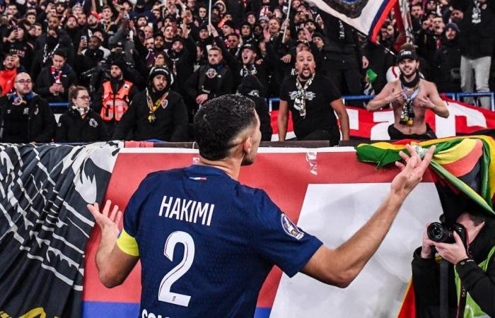 Hakimi faces a crisis during the match between Paris Saint-Germain and Lyon (video)