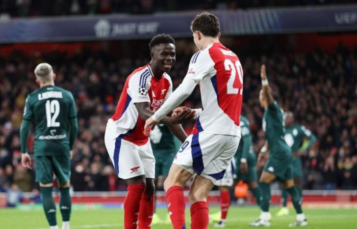 Saka denied first Arsenal hat trick when Havertz ‘got in way’