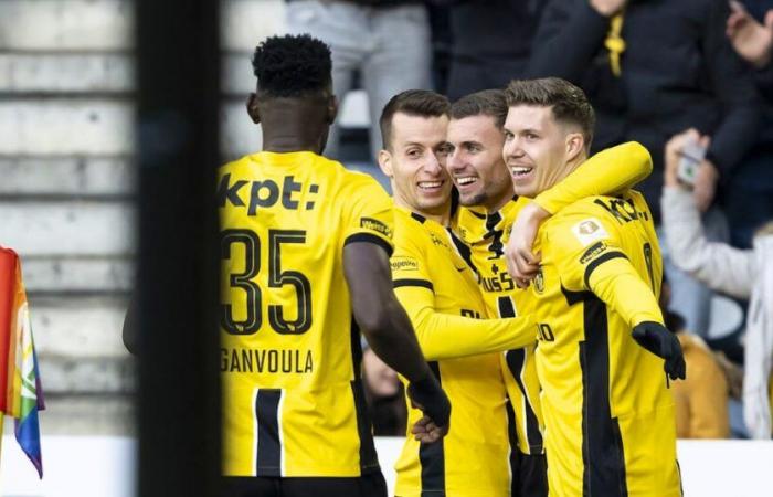 Video highlights: Males scores a brace in YB’s win against Servette