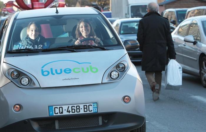 the last life of the “Bluecub”, almost five years after the end of the car-sharing service