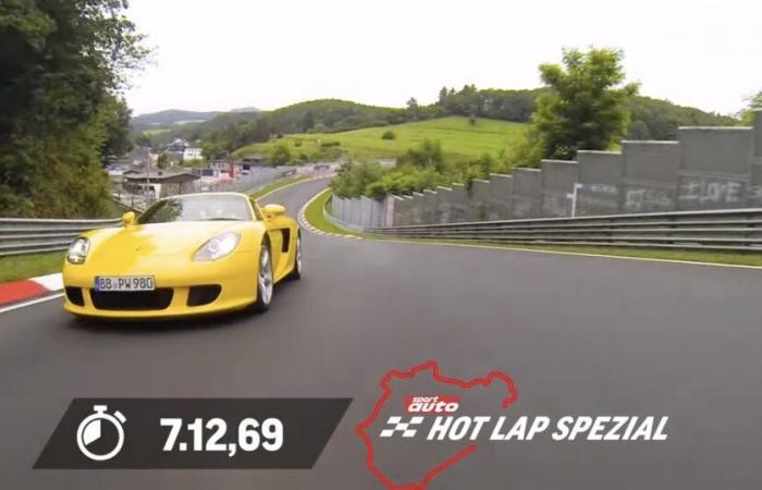 With its new tires, the old Porsche Carrera GT really has some really nice remains