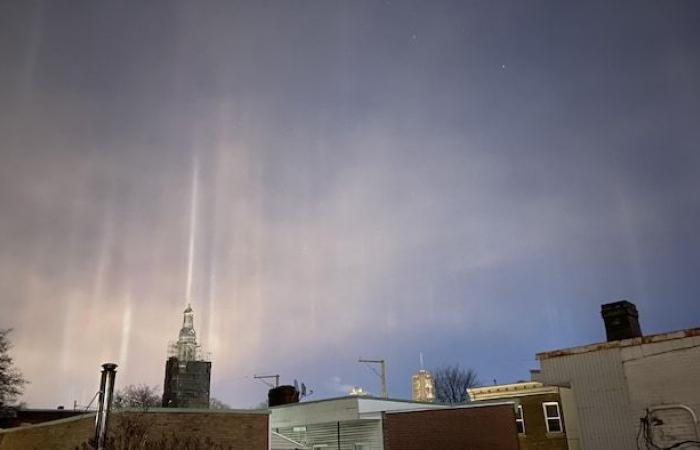 Luminous phenomenon in the sky of Quebec