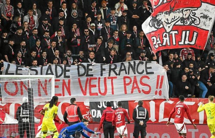 “We don’t want the Stade de France”, the song of the Ultras during Brest – Nantes