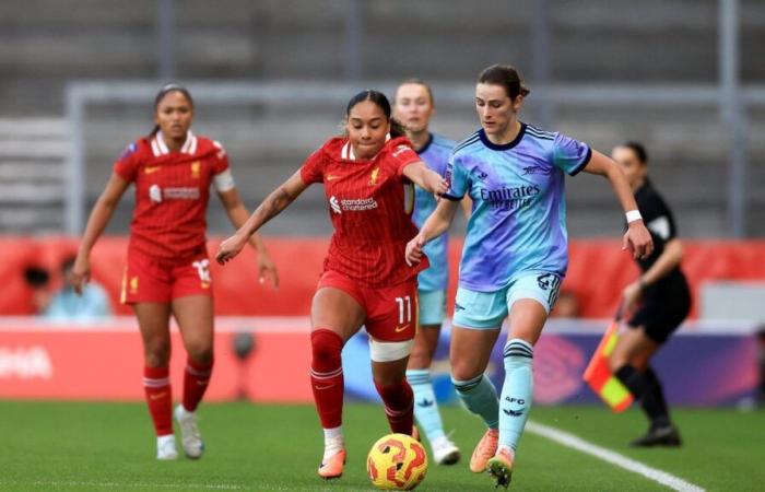 Liverpool lose to Arsenal in WSL 2024 final match