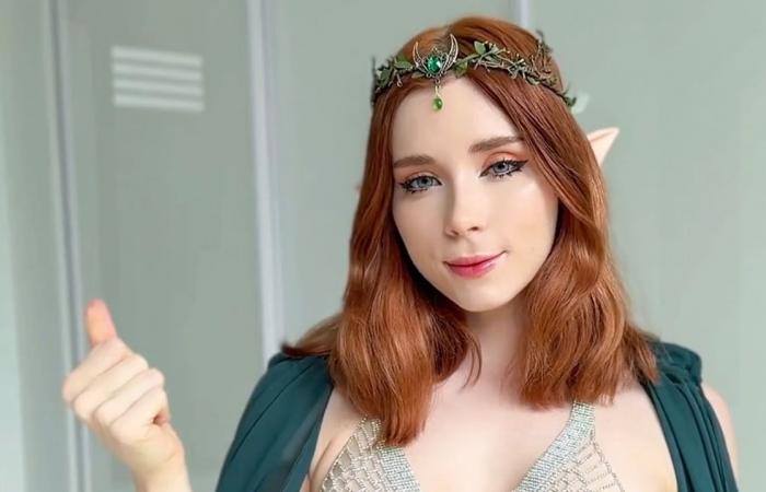 18+ model walks through the Efteling in a spicy video on porn site