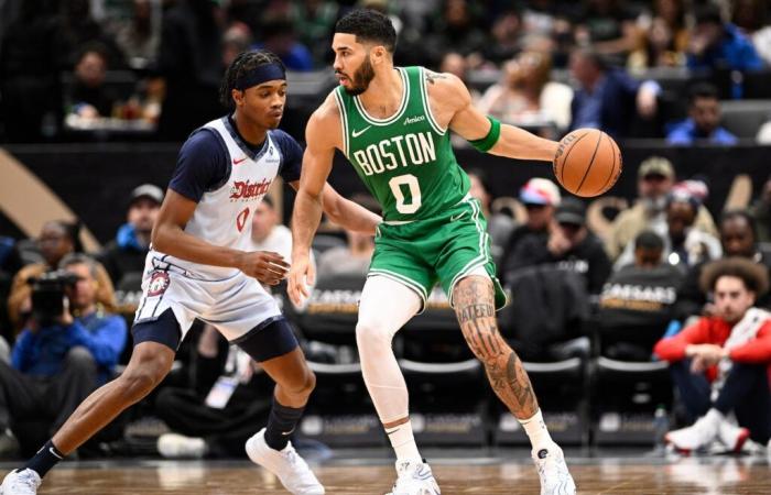 4 takeaways as Celtics beat Wizards, Kristaps Porzingis leaves early