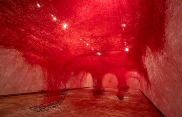 Chiharu Shiota rocks the Grand Palais in Paris