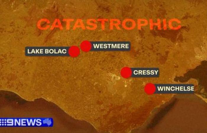 Victoria braces for fires amid extreme heat