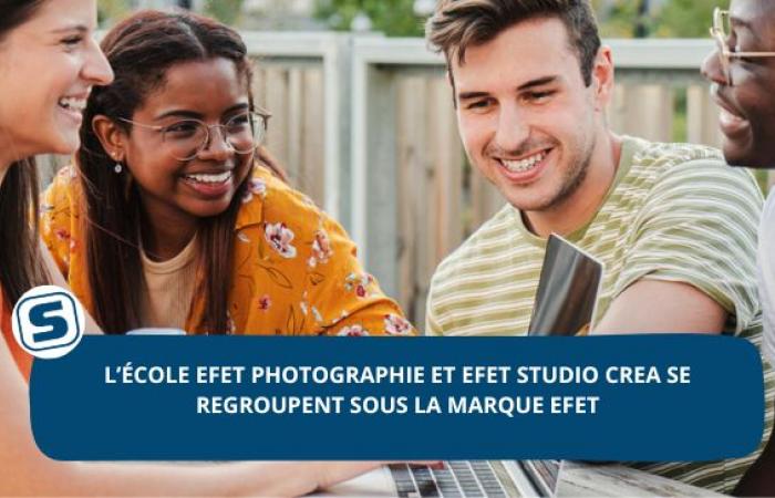 The EFET Photography school and EFET STUDIO CREA adopt a new identity and come together under the EFET brand