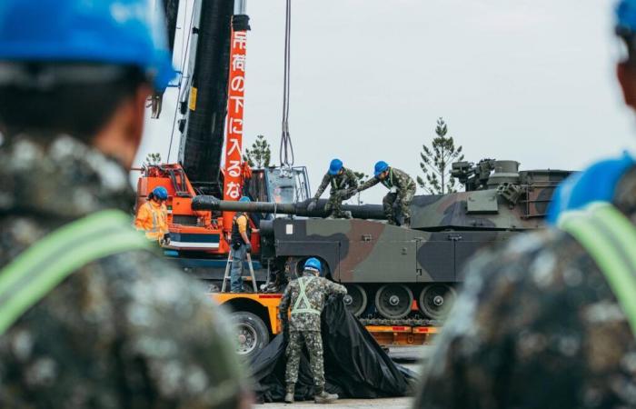 Taipei receives American Abrams tanks to defend itself in the event of attack