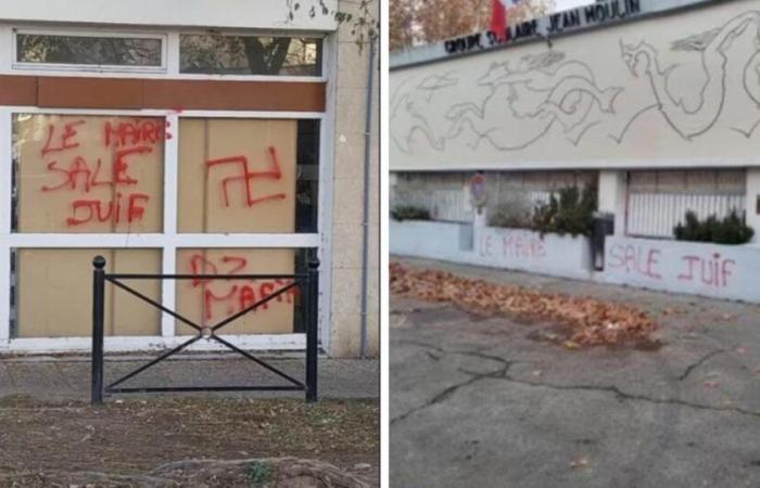 “DZ Mafia”, “death to the mayor”, “dirty Jew”, several public buildings tagged in Marignane