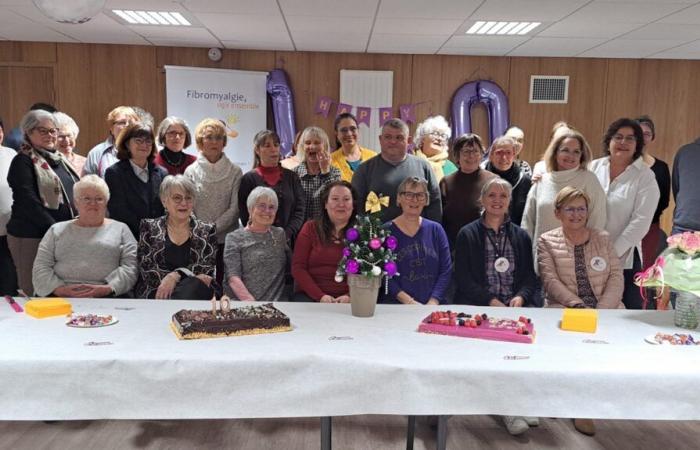 The Fibromyalgia, acting together association of Saint-Cyr-sur-Loire celebrates its 10th anniversary