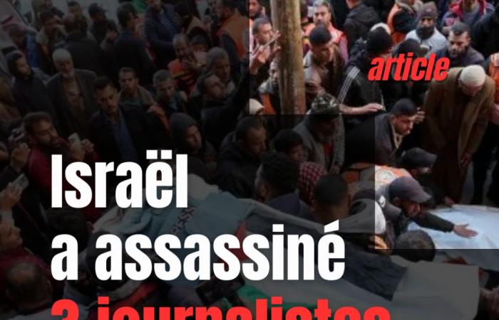 Israel assassinated 3 journalists in 24 hours