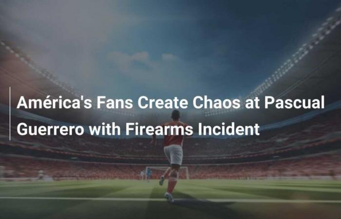 América fans create chaos at Pascual Guerrero with gun incident