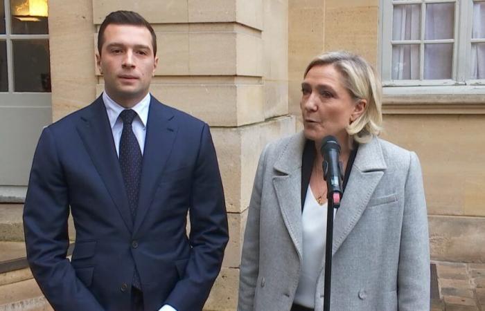 Marine Le Pen welcomes “a more positive method” after her meeting with François Bayrou