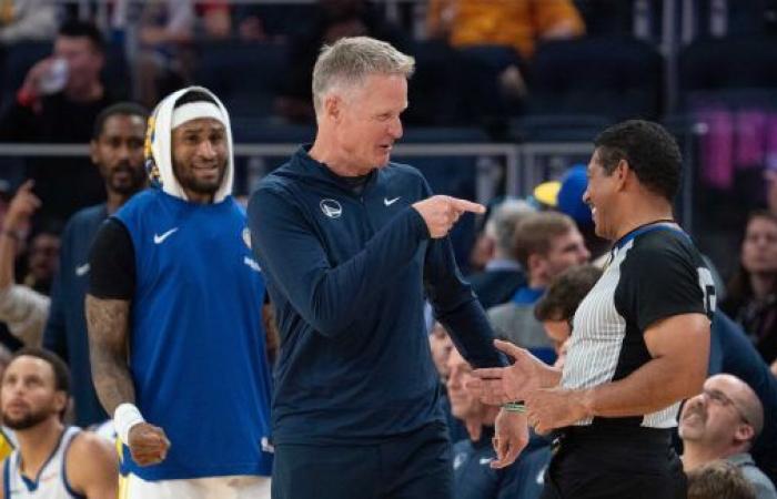 Steve Kerr regrets his overly personal criticism of referees • Basket USA