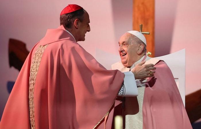 “The Holy Father was happy, as he said, he felt at home,” confides Cardinal Bustillo