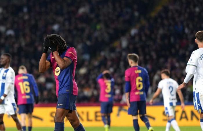 Barcelona give up title initiative after shock defeat to Leganes