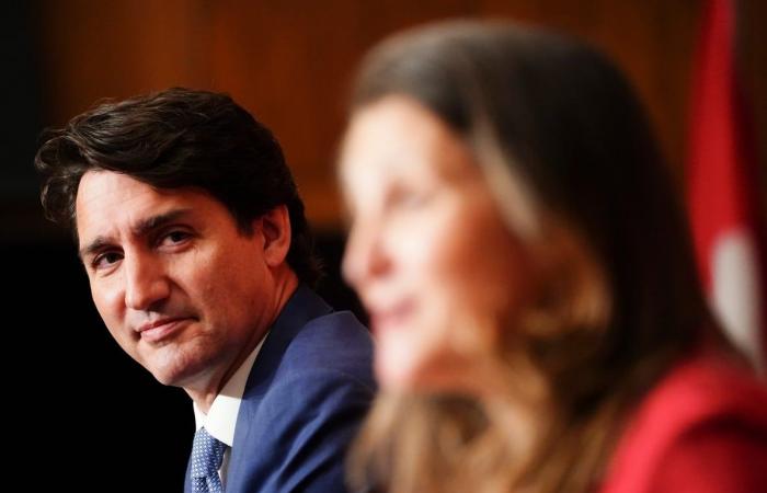 Trudeau faces frustrated MPs after Chrystia Freeland’s shock resignation