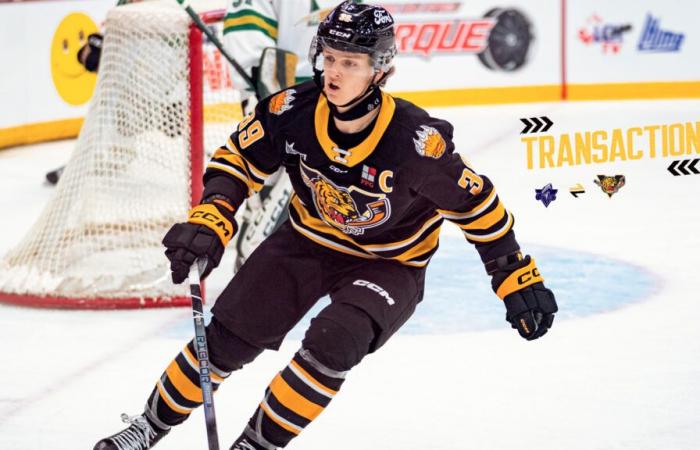 Maël Lavigne heads to Rimouski